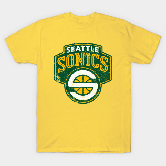 Seattle Supersonics Vintage T-Shirt by Retro Remnant 