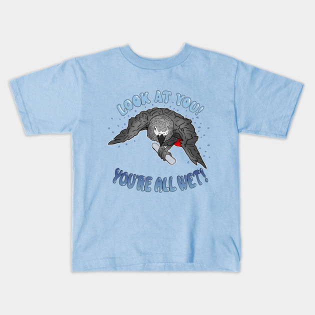 Look At You! Kids T-Shirt by Einstein Parrot