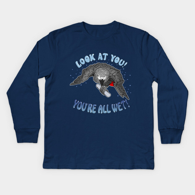 Look At You! Kids Long Sleeve T-Shirt by Einstein Parrot