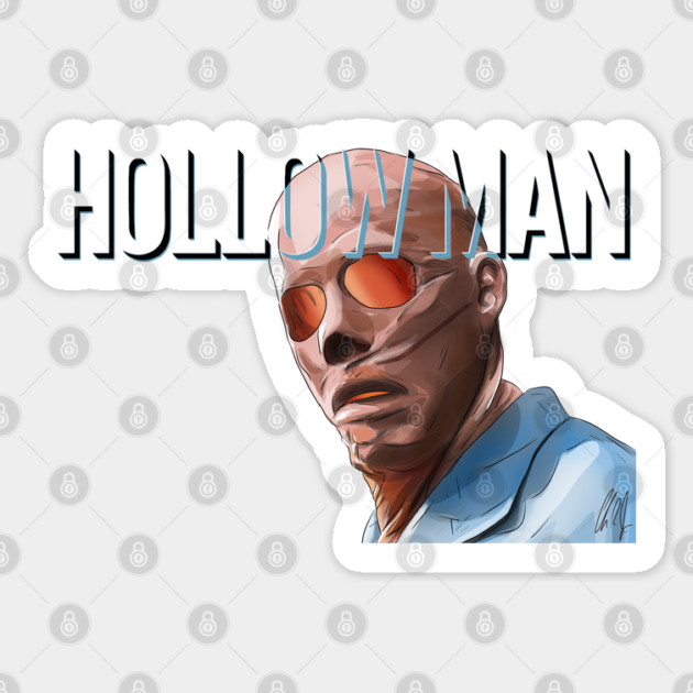 Hollow Man: Where? Sticker by 51Deesigns