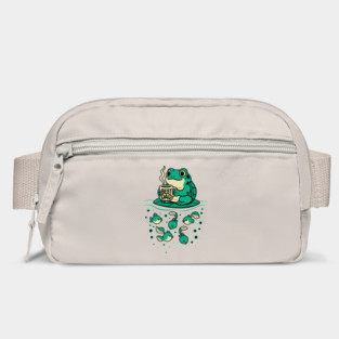 Funny Best Dad Frog with Coffee and Tadpoles Bag