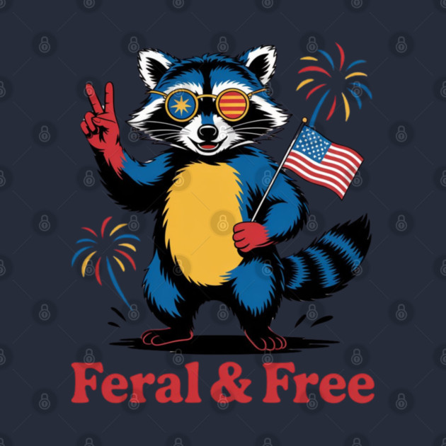 Feral But Free, Feral And Free, Feral & Free by Creatifly Graphic Tees