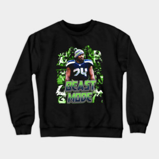 Marshawn Lynch Beast Mode Crewneck Sweatshirt