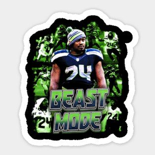 Marshawn Lynch Beast Mode Sticker