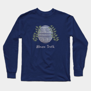 Woven Truth – Hmong Batik Nature Blend Long Sleeve T-Shirt