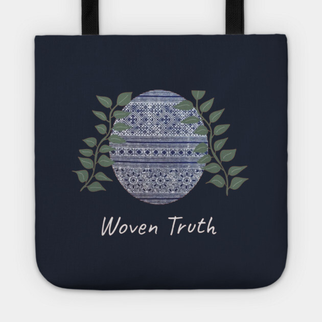 Woven Truth – Hmong Batik Nature Blend Tote by Pimcolle