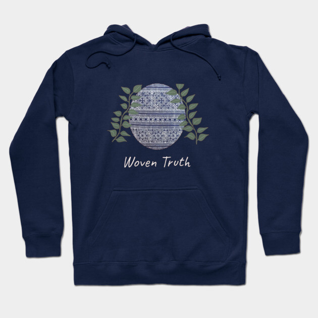 Woven Truth – Hmong Batik Nature Blend Hoodie by Pimcolle