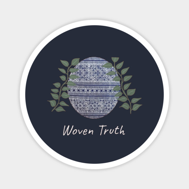 Woven Truth – Hmong Batik Nature Blend Magnet by Pimcolle