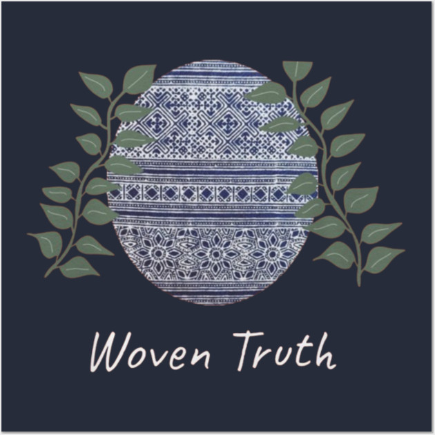 Woven Truth – Hmong Batik Nature Blend Wall Art by Pimcolle