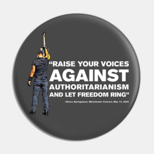 Bruce Springsteen - Let Freedom Ring (dark) Pin