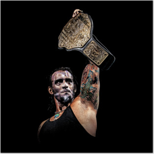 CM Punk World Heavyweight Champion Vintage Posters and Art
