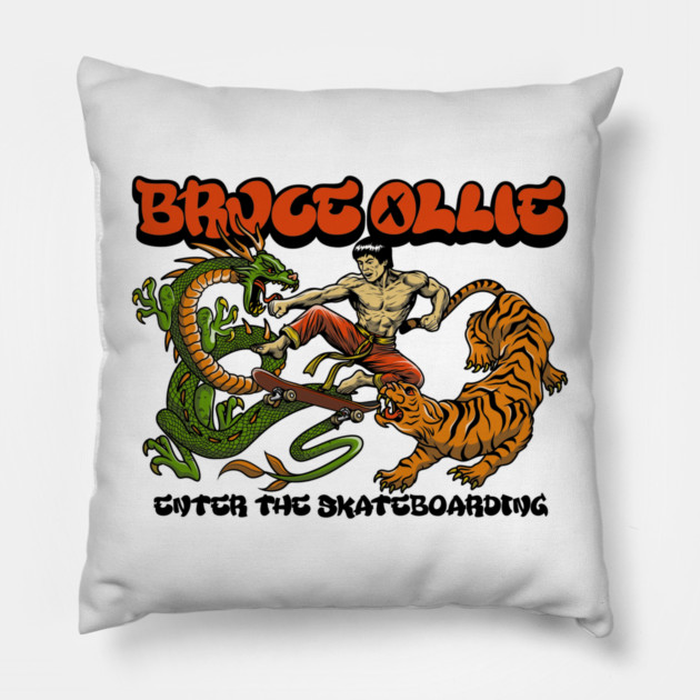 Bruce Ollie Pillow by Wrongteeshirt
