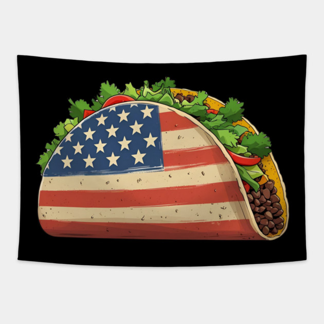 Taco Trade Tapestry by Low Life Shirts