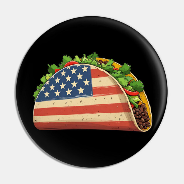 Taco Trade Pin by Low Life Shirts