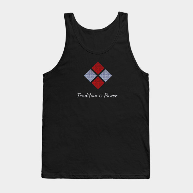 Tradition is Power – Hmong Chicken’s Feet Pattern Tank Top by Pimcolle