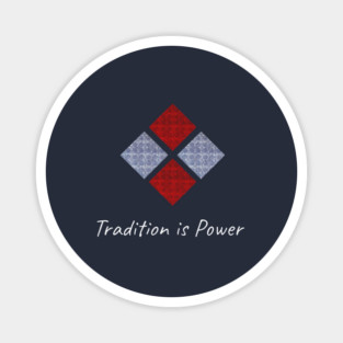 Tradition is Power – Hmong Chicken’s Feet Pattern Magnet