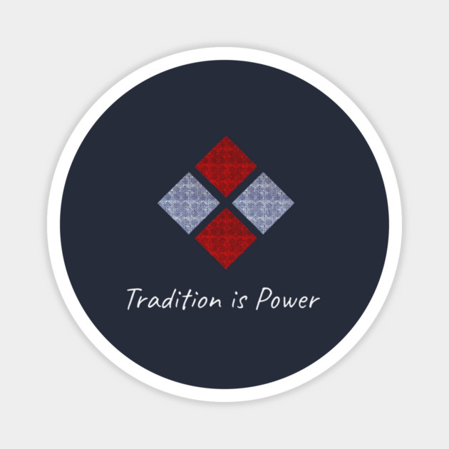 Tradition is Power – Hmong Chicken’s Feet Pattern Magnet by Pimcolle