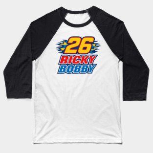 typography // 26 Ricky Bobby Baseball T-Shirt