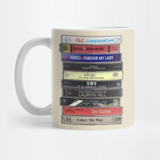 90s R&B Cassette Stack – A Tribute to Soulful Classics Mug