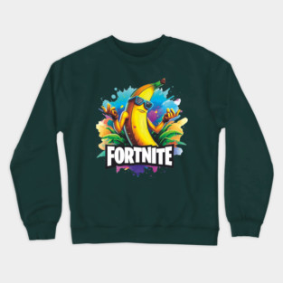 Fortnite-cool-to-easy-banana Crewneck Sweatshirt
