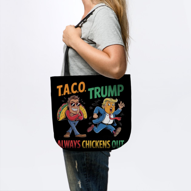 Trump-Always-Chickens-Out by Creatifly Graphic Tees