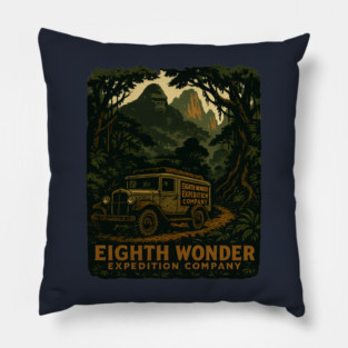 Eighth Wonder Expedition Company – Skull Island Safari Shirt Pillow