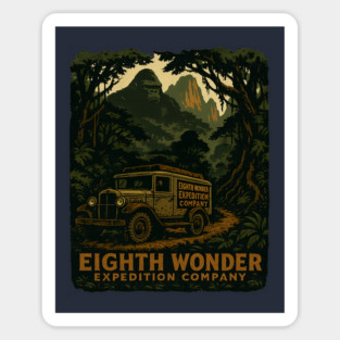 Eighth Wonder Expedition Company – Skull Island Safari Shirt Sticker