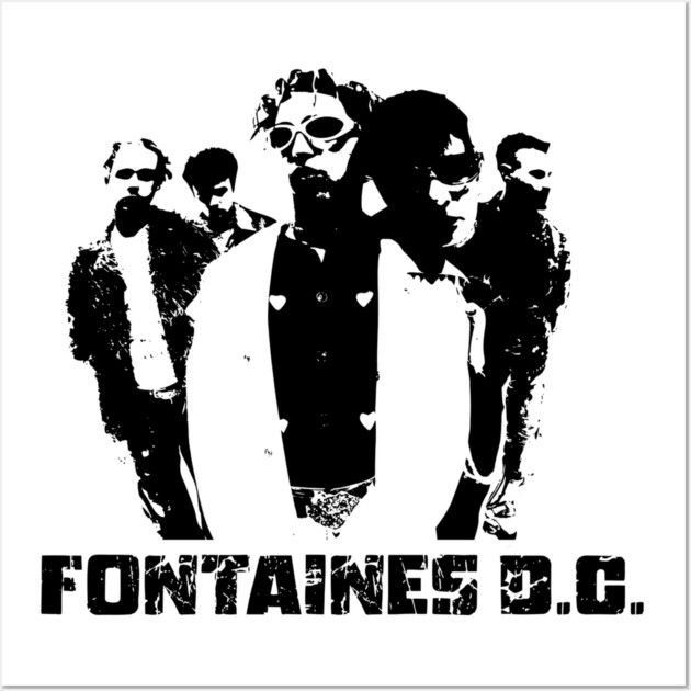 Fontaines DC Fan Art Wall Art by Timeless Chaos