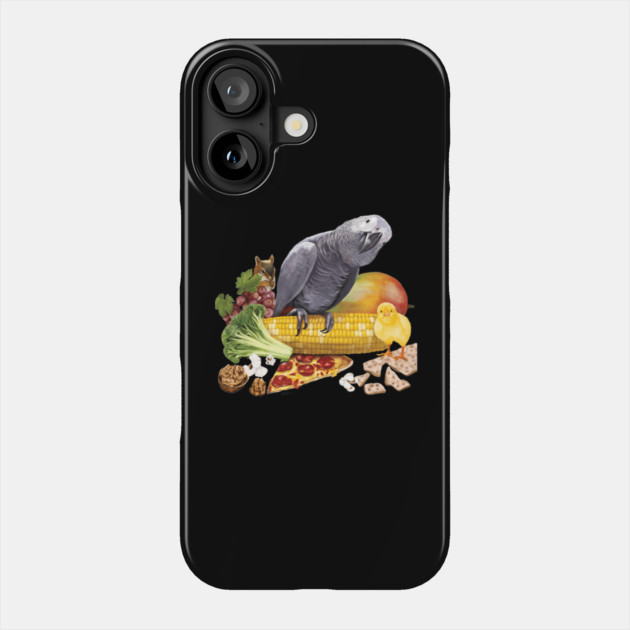 Einstein's Favorite Things Phone Case by Einstein Parrot