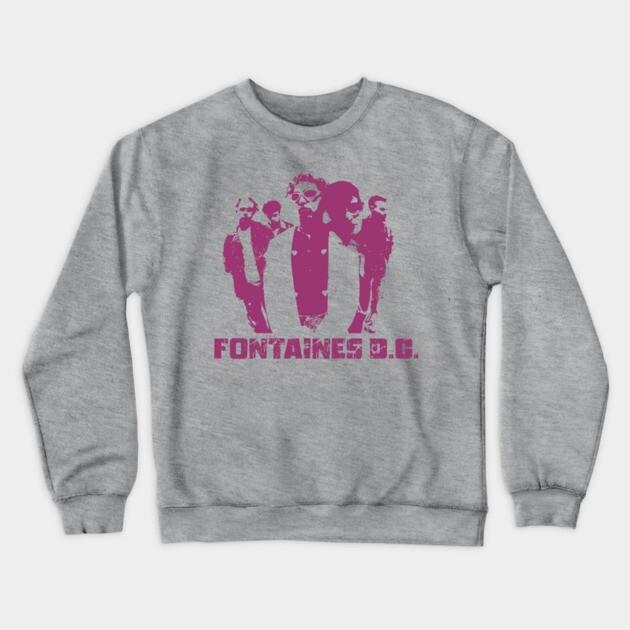 Fontaines DC Fan Art Crewneck Sweatshirt by Timeless Chaos