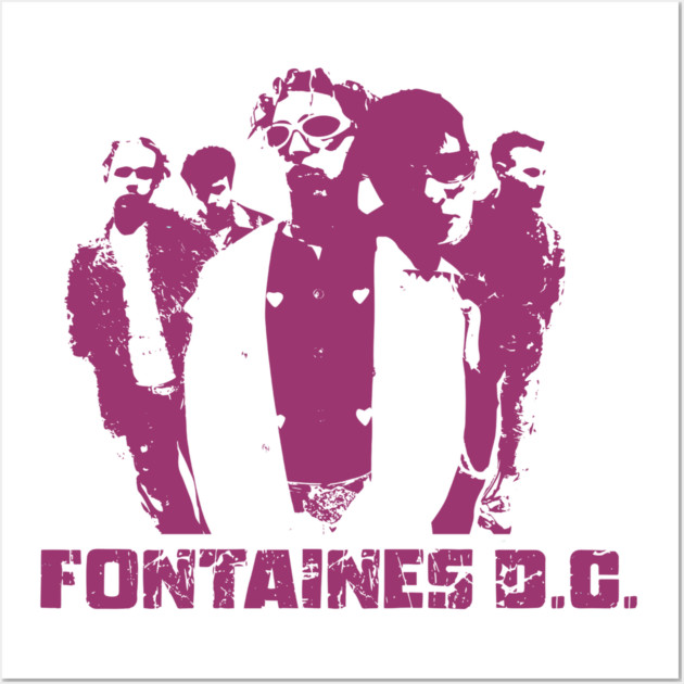 Fontaines DC Fan Art Wall Art by Timeless Chaos
