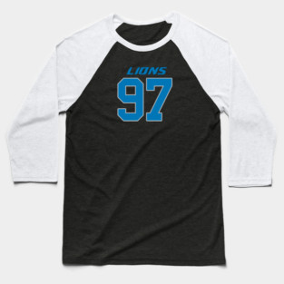 Lions 97 Football Players Baseball T-Shirt