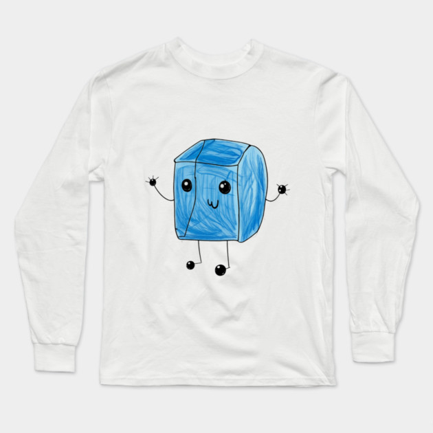 Ducky - Ice Cube Man Long Sleeve T-Shirt by DuckyDee