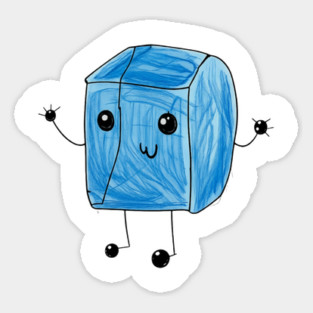 Ducky - Ice Cube Man Sticker