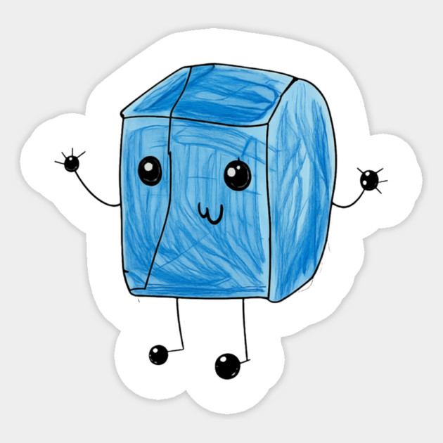 Ducky - Ice Cube Man Sticker by DuckyDee