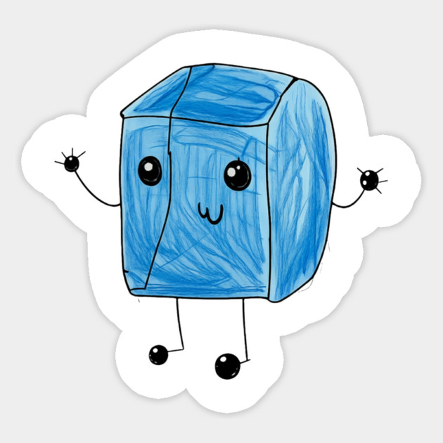 Ducky - Ice Cube Man Magnet by DuckyDee