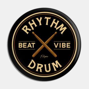 Rhythm & Vibe. Dark Edition Pin