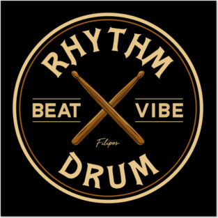 Rhythm & Vibe. Dark Edition Posters and Art