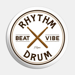 Rhythm & Vibe. Light Edition Pin