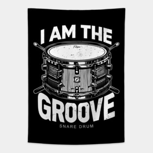 I Am the Groove. Snare Drum Edition Tapestry