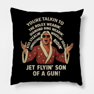 Ric Flair “Woooo!” T-Shirt – The Nature Boy Wrestling Legend Tee Pillow