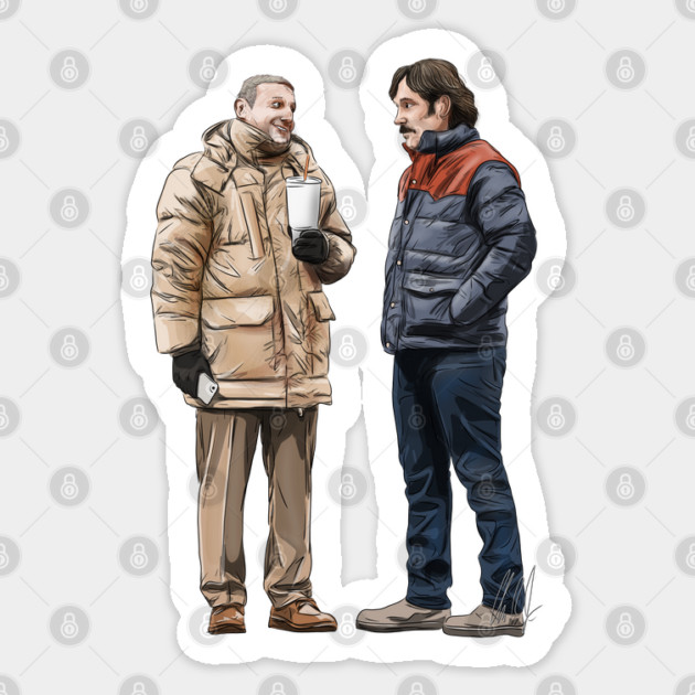 Friendship: Craig and Austin Sticker by 51Deesigns