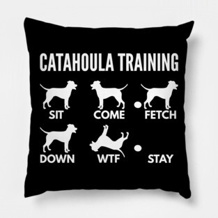 Catahoula Leopard Dog Training Catahoula Cur Tricks Pillow