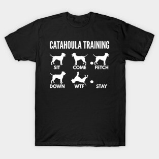 Catahoula Leopard Dog Training Catahoula Cur Tricks T-Shirt