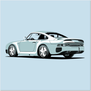Porsche 959 Forever Posters and Art