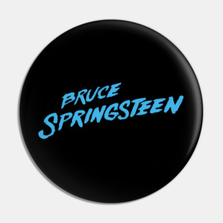 Bruce Blue Springsteen Pin