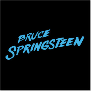 Bruce Blue Springsteen Posters and Art