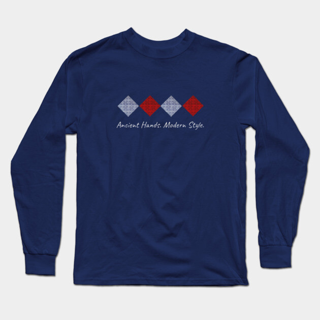 Ancient Heart. Modern Style. Long Sleeve T-Shirt by Pimcolle