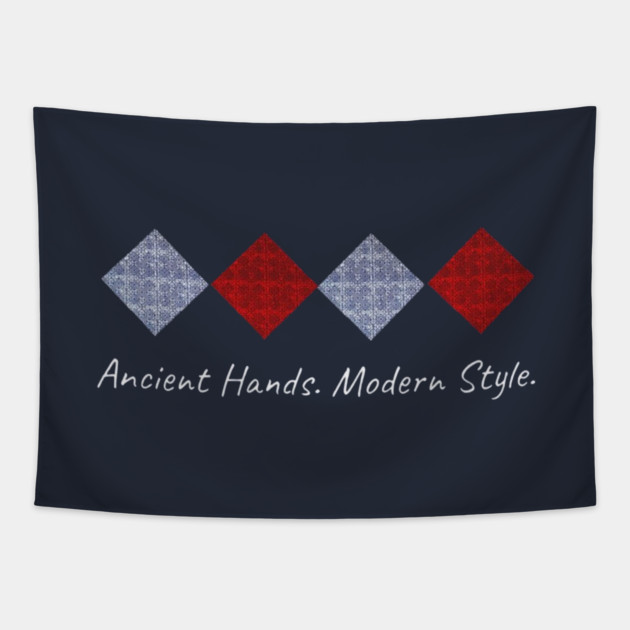 Ancient Heart. Modern Style. Tapestry by Pimcolle