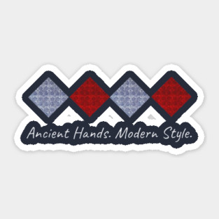 Ancient Heart. Modern Style. Sticker